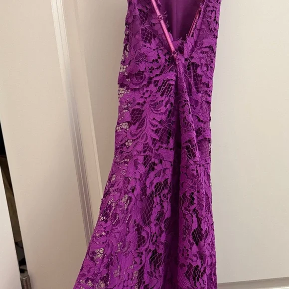 for love and lemons purple lace dress For Love & Lemons Rosemary Midi Dress Purple